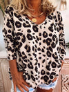 Leopard V-Neck Tee