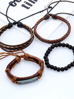 Believe Leather Bracelet