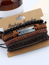 Believe Leather Bracelet