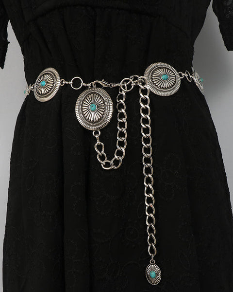 Antique Silver Waist Chain