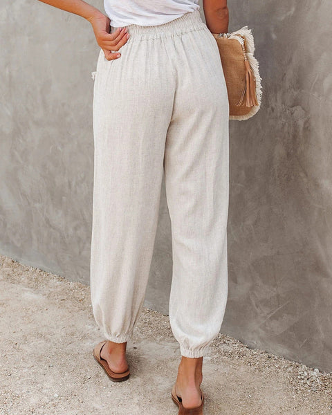 Prettybeautie Solid Jogger Pants