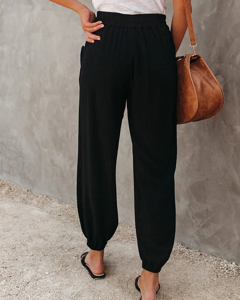 Prettybeautie Solid Jogger Pants
