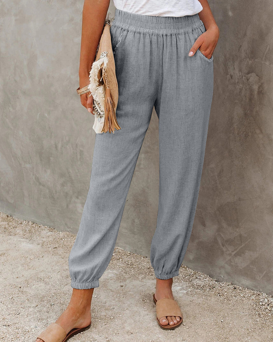 Prettybeautie Solid Jogger Pants