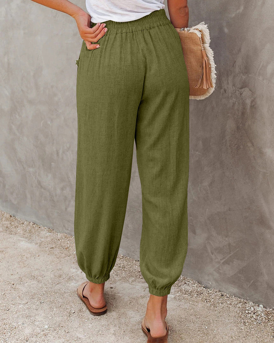 Prettybeautie Solid Jogger Pants