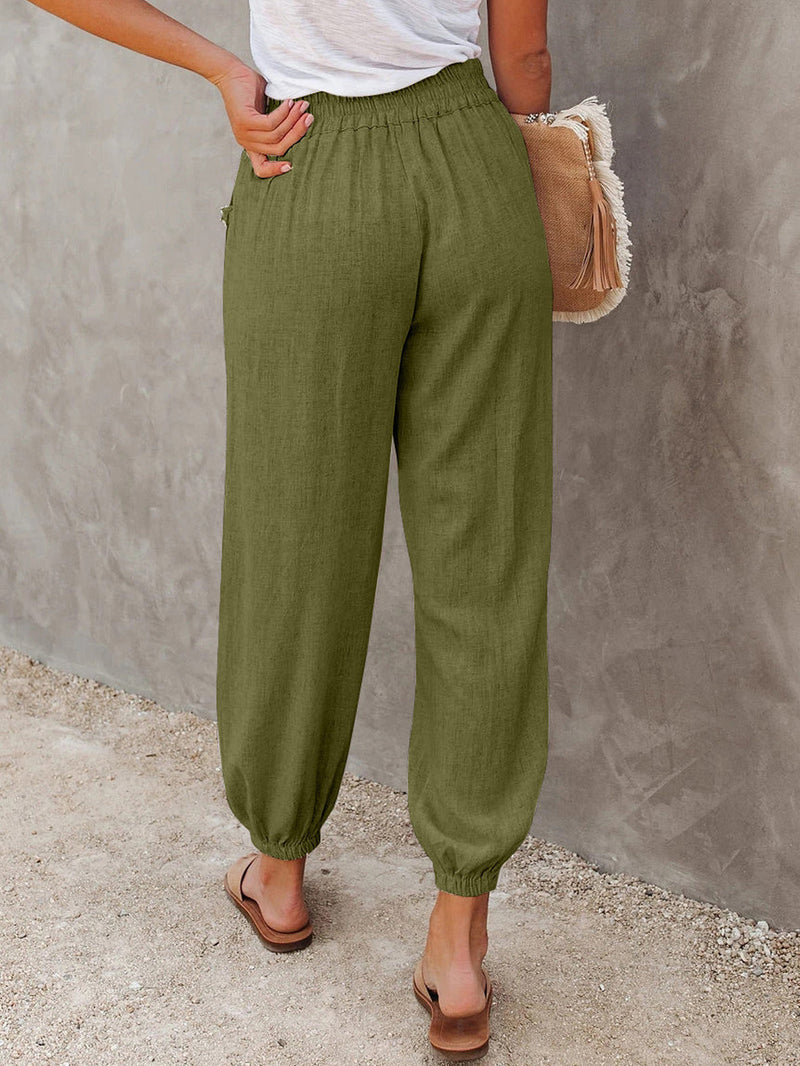 Prettybeautie Solid Jogger Pants