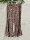 Prettybeautie Leopard Ruffle Pants