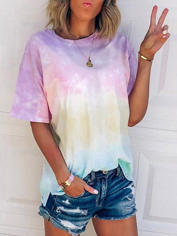 Ombre Round-Neck Tee