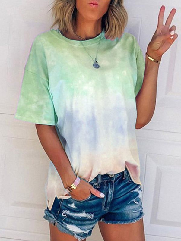 Ombre Round-Neck Tee