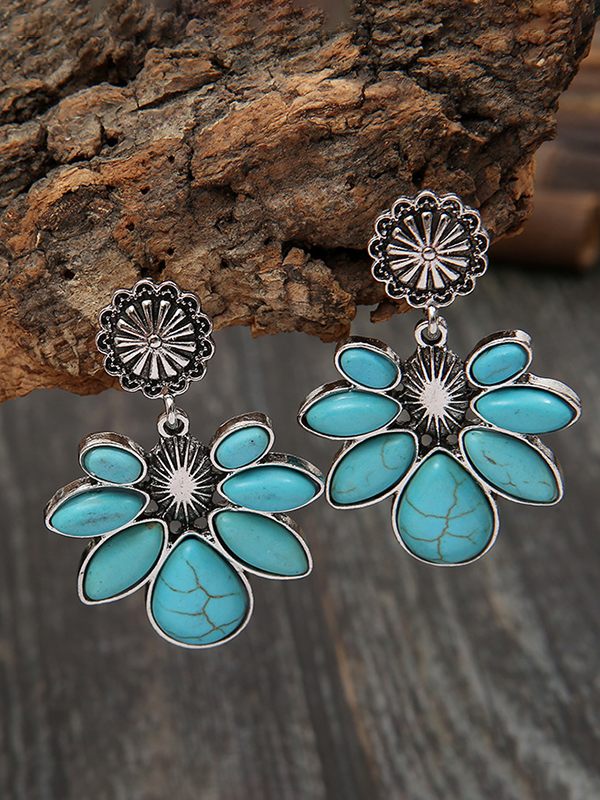 Boho Turquoise Earrings