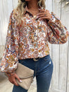 Printed Puff-Sleeve Shirt