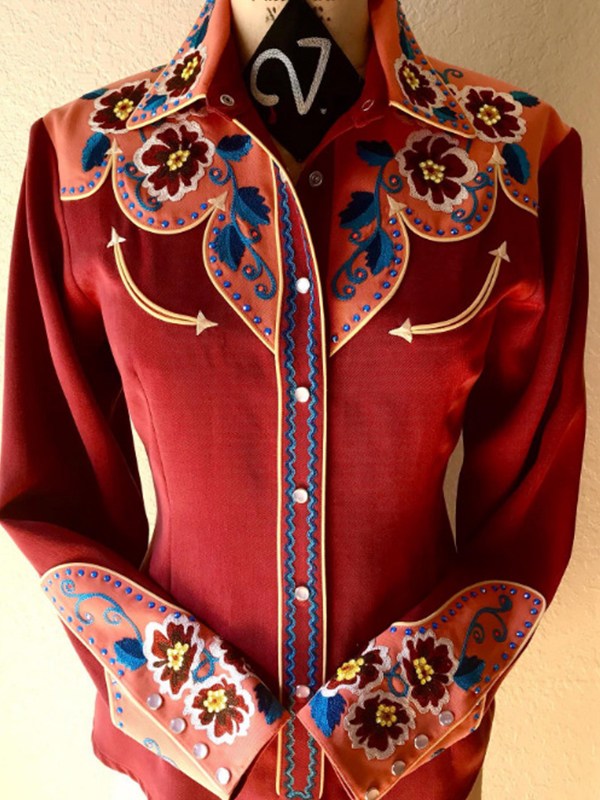 Printed Button-Front Shirt