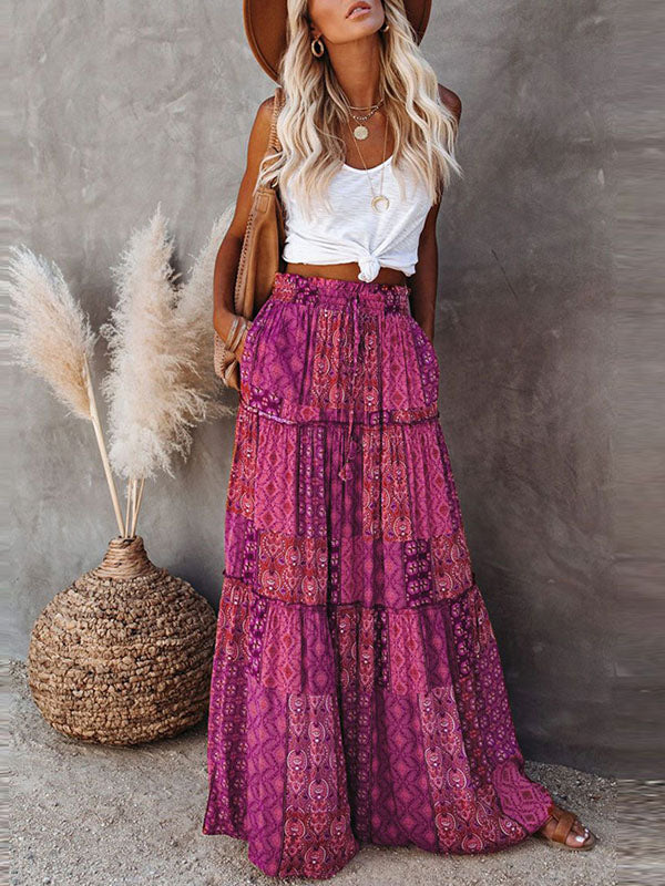 Prettybeautie Boho Skirt