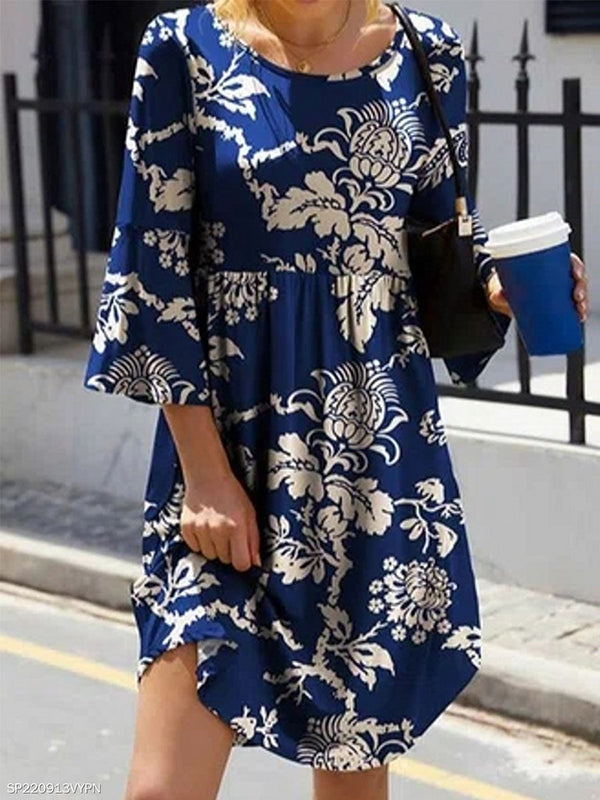 Prettybeautie Printed Tee Dress