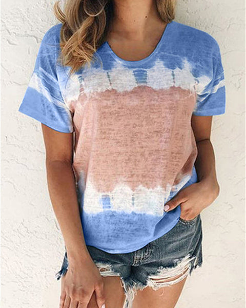 Printed Round-Neck Tee