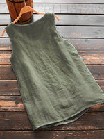 Button Front Tank Top