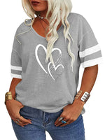 Heart V-Neck Tee