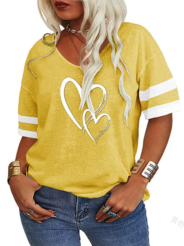 Heart V-Neck Tee