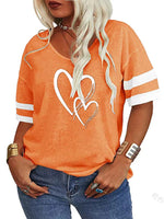 Heart V-Neck Tee