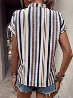 Stripe V-Neck Shirt