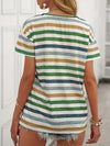 Stripe Round-Neck Tee