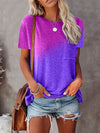 Ombre Tee With Pocket