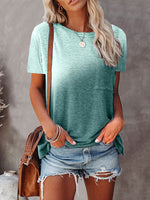 Ombre Tee With Pocket