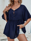 Button-Front Tunic Top