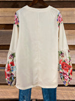 Floral Button-Front Shirt