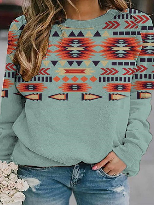 Printed Round-Neck Sweatshirt