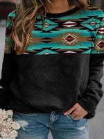 Printed Round-Neck Sweatshirt