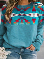 Printed Round-Neck Sweatshirt