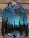 Printed Hoodie Sweatshirt