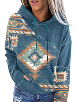 Printed Hoodie Sweatshirt