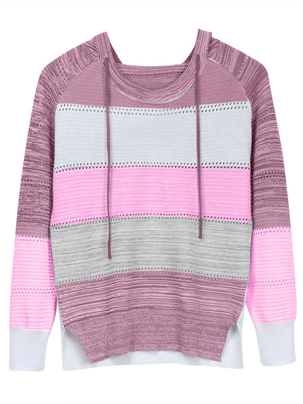 Colorblock Hoodie Sweater