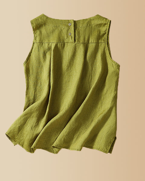 Solid Slit Tank Top