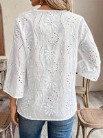 Embroidery Lace Shirt