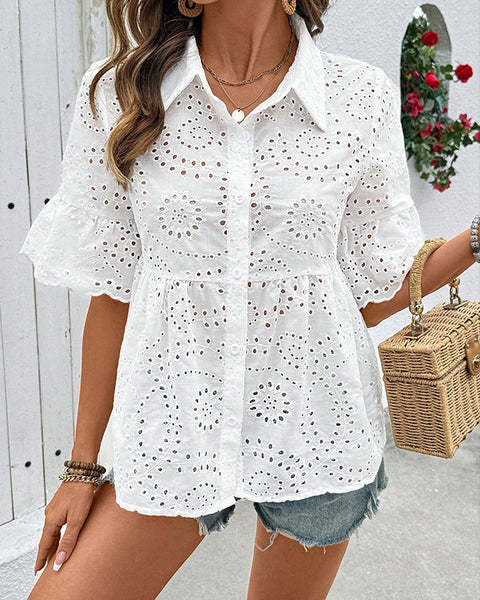 Solid Lace Shirt