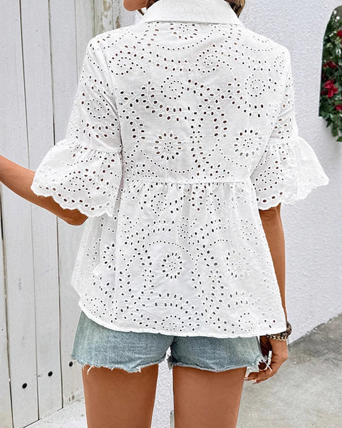 Solid Lace Shirt