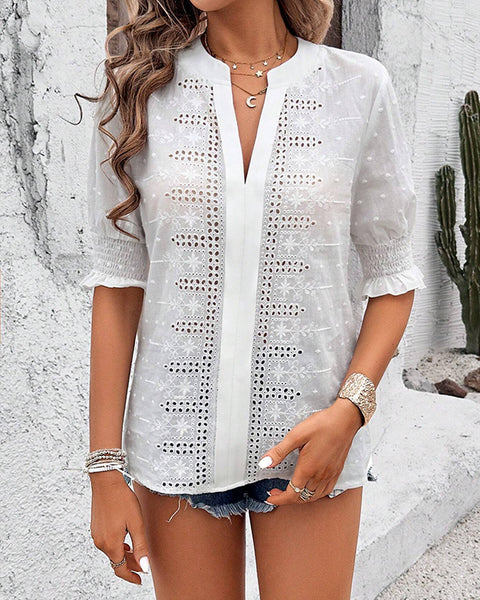Solid Lace Shirt