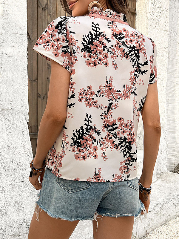 Printed Tied Shirt
