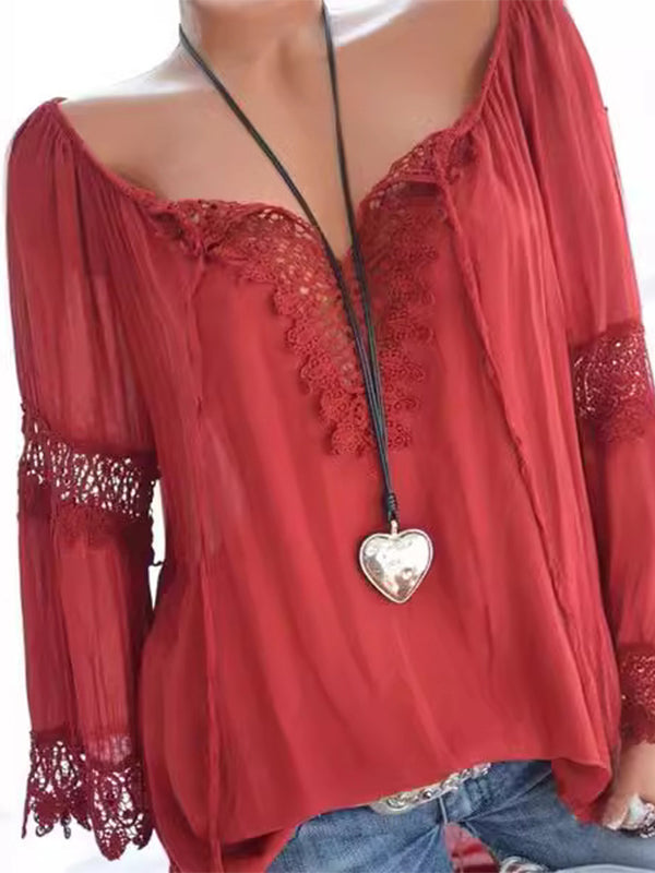Lace Combo Shirt