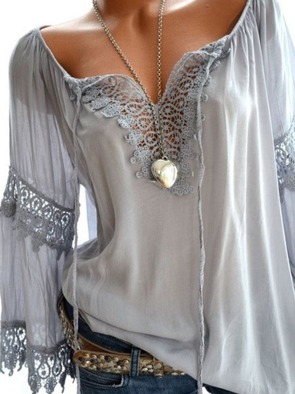Lace Combo Shirt