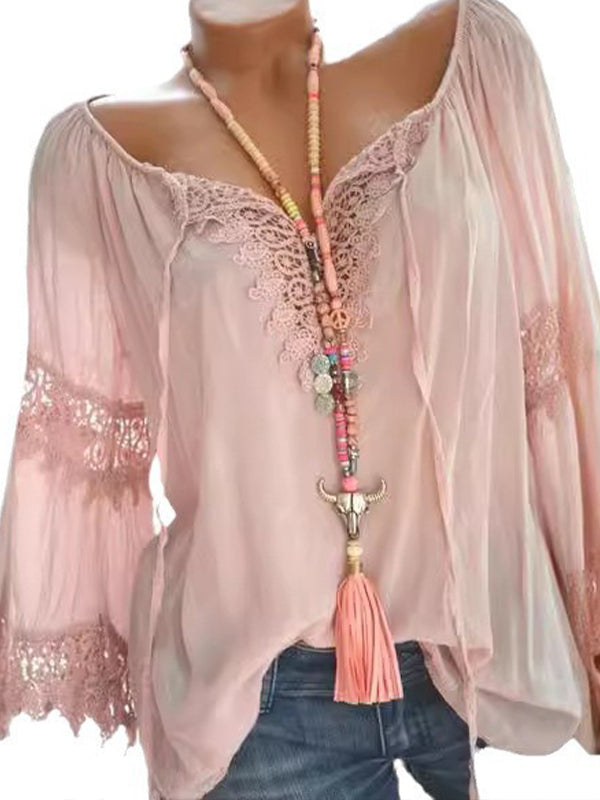 Lace Combo Shirt
