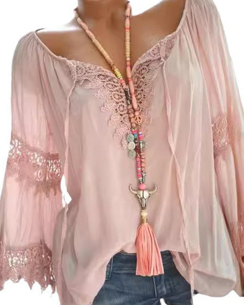 Lace Combo Shirt
