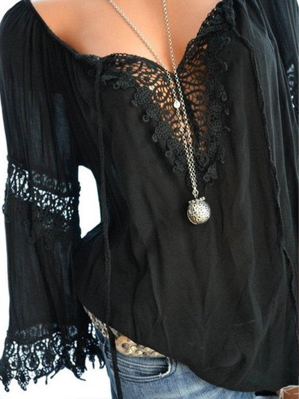 Lace Combo Shirt