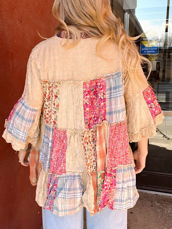 Printed Combo Shirt