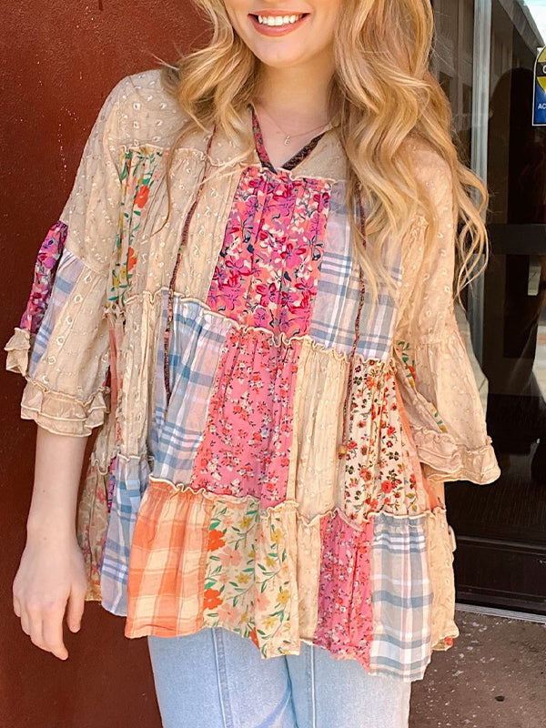 Printed Combo Shirt