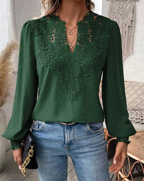 Lace Combo Shirt