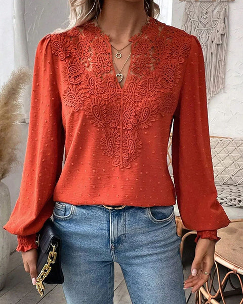 Lace Combo Shirt