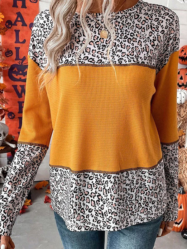 Leopard Combo Top